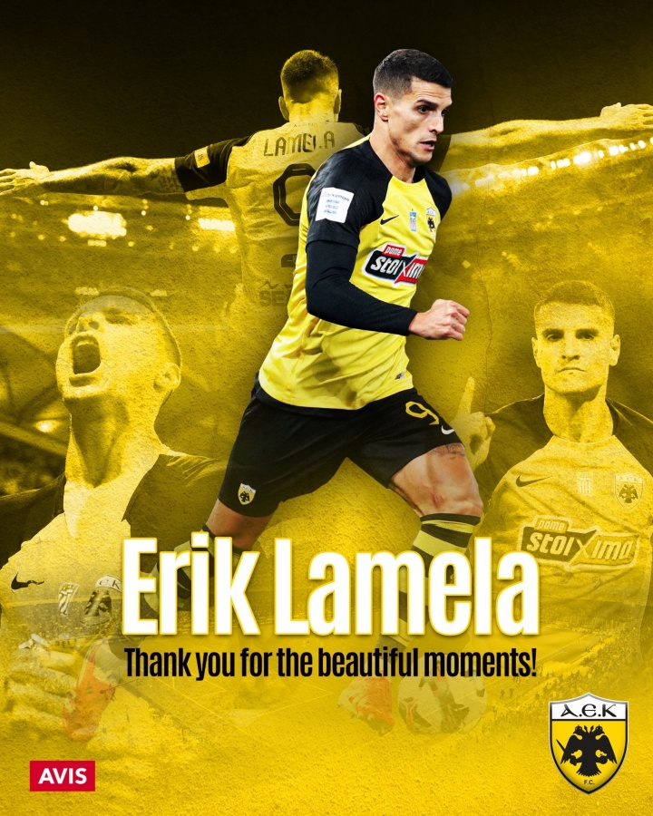 官方网-退役!33岁拉梅拉官宣与雅典AEK解约,将退役加入塞维利亚教练组