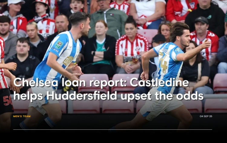 ky Sports-切尔西外租军团表现追踪:斯堡三将站稳脚跟,卡斯尔丁闪耀哈德斯菲尔德